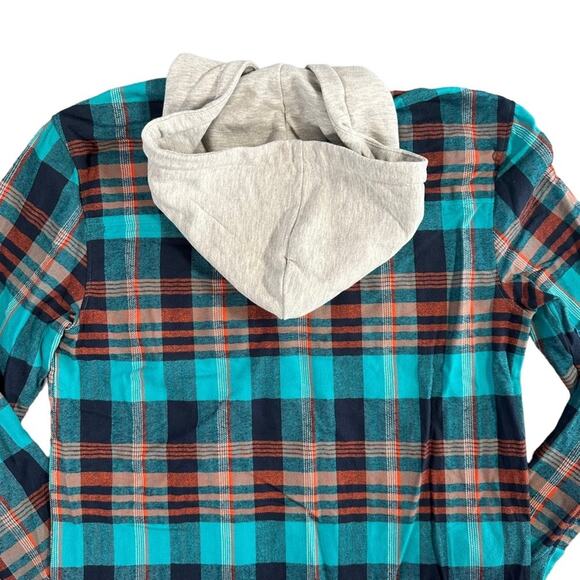 Eleven Paris Men's Hooded Plaid Shirt Jacket Size S - Picture 5 of 8